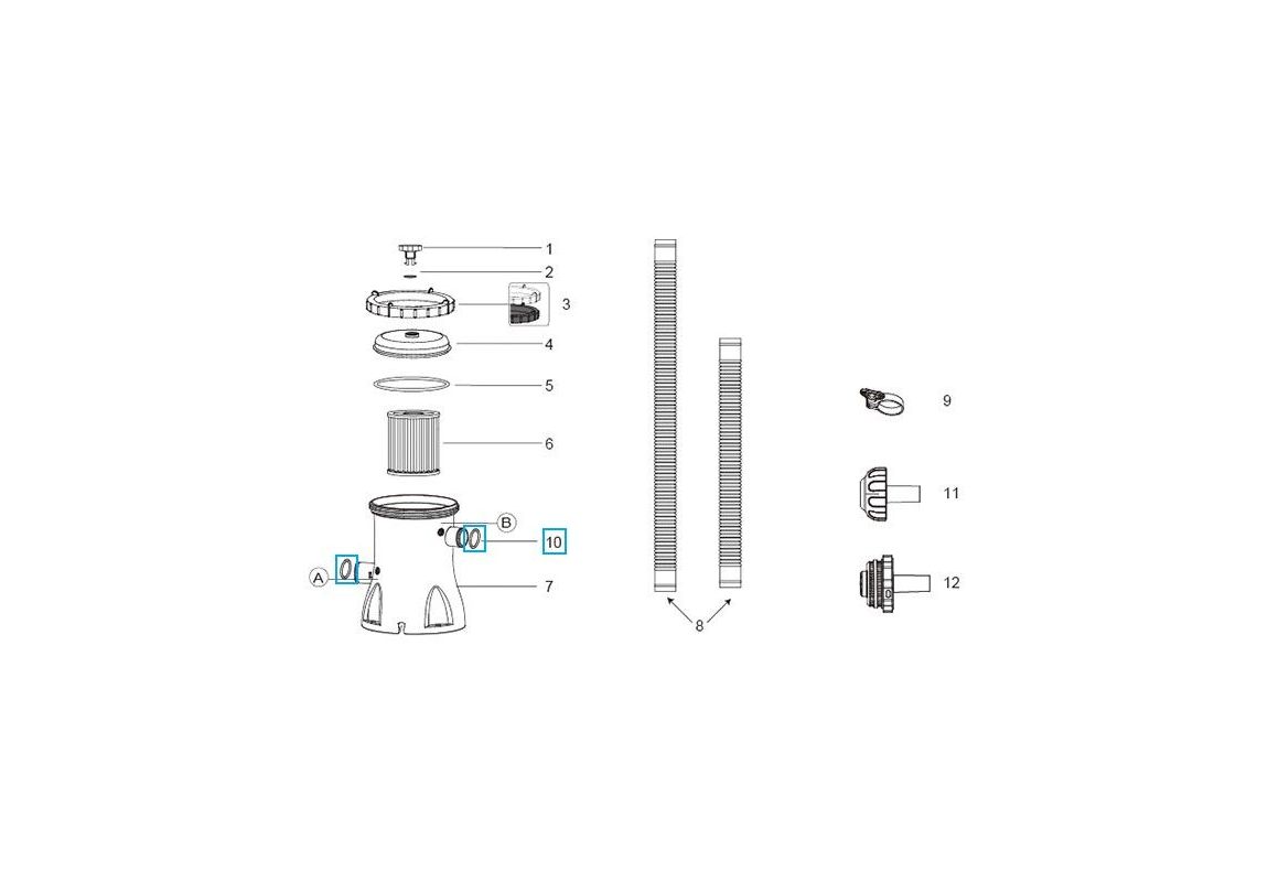Rezervna brtva za cijev Bestway | 32 mm