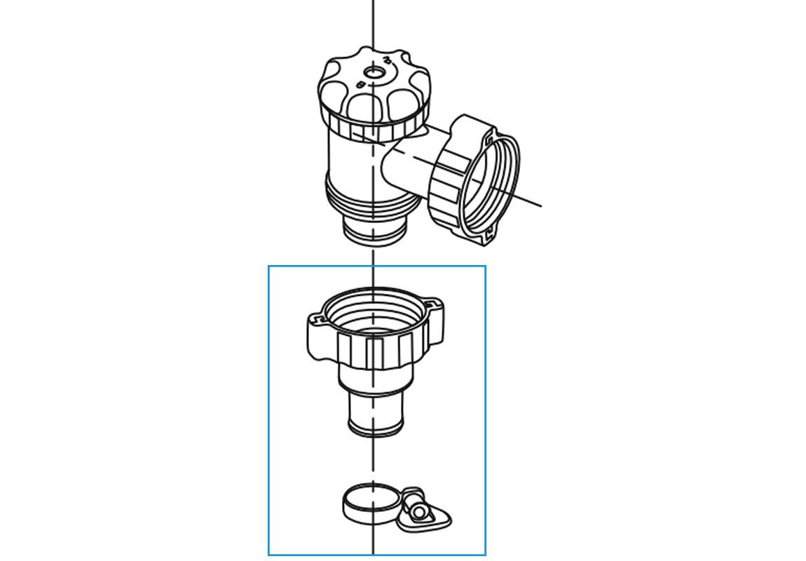 Rezervni adapter za cijev | sa 38 mm na 32 mm