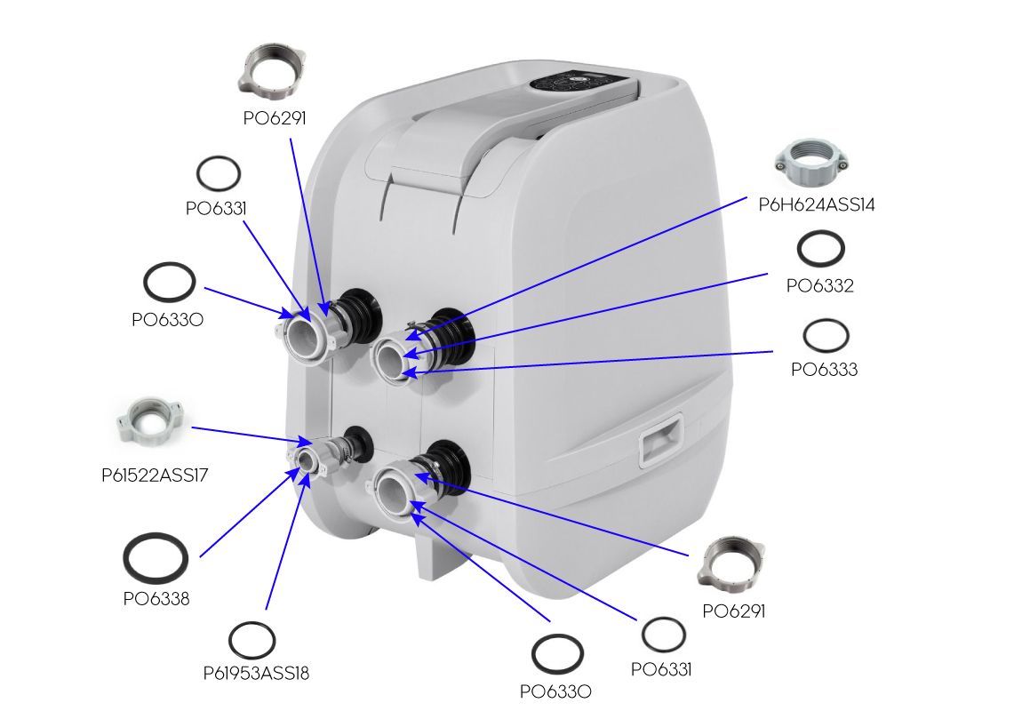 Rezervni grijač za Lay-Z-Spa HydroJet | za Dominica i Cabo