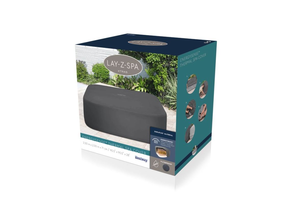 Termo pokrivač EnergySense™ za masažne bazene Lay-Z-Spa® | 230 x 230 x 71 cm