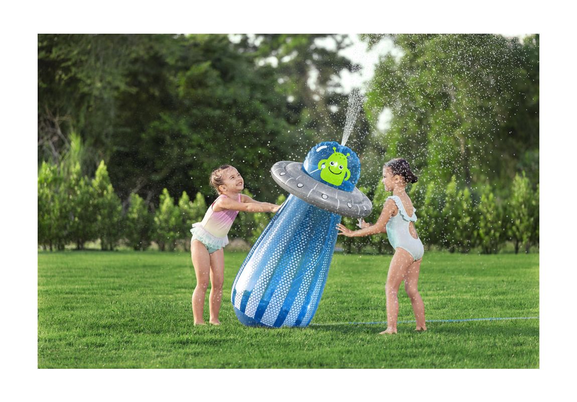 Napuhujući izvanzemaljac s prskalicama UFO Blaster | 119 cm