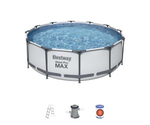 Montažni bazen Steel Pro MAX™ | 366 x 100 cm sa pumpom s kartonskim filterom