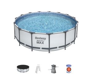 Montažni bazen Steel Pro MAX™ | 457 x 122 cm sa pumpom s kartonskim filterom