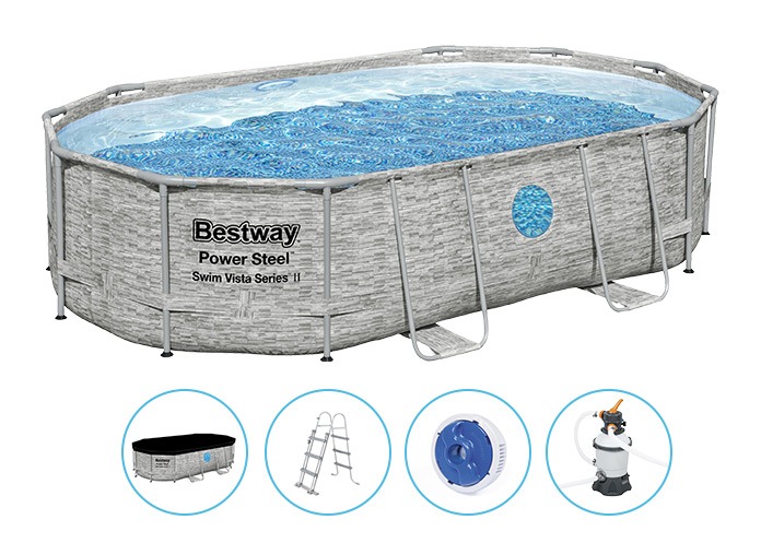 Montažni bazen Power Steel™ Swim Vista™ | 427 x 250 x 100 cm